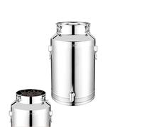 Airtight Stainless Steel Oil Container - 5L, 9L, 14L Kitchen Storage Canister with Lid for Oils, Milk, Wine, Beer, Flour, Coffee, and Sugar