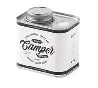 Airtight Tinplate Jar for 150g Coffee Beans Tea Leaves Sugar Spices Dried Fruits Nuts Herbs Compact Lightweight Container Sealed Lid Preserves Freshness Space-Saving Storage(B)