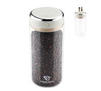 Airtight Vacuum Coffee Canister - 11001700ml Glass Plastic Glass Airtight Vacuum Suitable for Kitchen and Office and Various Other Dry Foods (1,700ml)