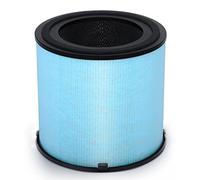 Airtok Air Purifiers for Home Bedroom up to 75㎡, HEPA Filter 99.9% Effectively Removal Large Room for Wildfire Smoke Dust Pet Dander | Ozone-Free- White AP1001 (Blue)