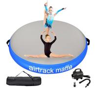 Airtrack Matte Airspot, Circular gymnastics mat 20CM Height Diameter 140CM Inflatable Tumbling Matte Air Barrel