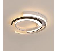 AIRUI Round LED Ceiling Light, Modern Geometric Ceiling Lamp Flush Mount Aluminum Ceiling Lighting for Bedroom Hallway Living Room Lounge,Neutral Light-40cm 36W