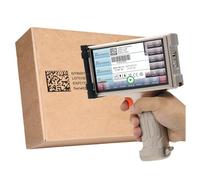 AIRUIXI 1200PDI Industrial Handheld Inkjet Printer with 6.5 Inch Touchscreen for Text QR Code Logo(12.7mm with 1 ink)