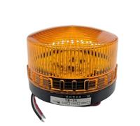 AIRUIXI 12v 24v 110v 220v Yellow Security Alarm Strobe Signal Warning Light LED Lamp Small Flashing Light(24V)