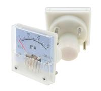 AIRUIXI ammeter 91C4- mA DC Pointer type milliammeter 1mA 5mA 10mA 50mA 100mA 200mA 300mA 500mA Analog Mechanics Plate table Ammeter(10MA)