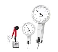AIRUIXI Dial Indicator/Magnetic Base Stand Holder,Range 0-10mm/0-0.8mm,Resolution 0.01mm(LP-580)