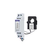AIRUIXI energy meter SDM120CT-MV+ESCT-TU10 50A/0.1V,1 Phase 2 Wire, 230V, RS485 Modbus, Measure kwh,kvarh,U,I,P,Q,PF,Hz,DIN Rail Energy Meter,MID
