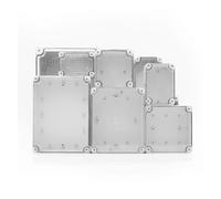 AIRUIXI Junction Box Junction box IP67 Outdoor rain proof box Transparent cover shell ABS plastic sealing box(175x125x100mm)