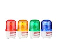AIRUIXI LTE-1101K Indicator Light Rotating Beacon Warning Sound Strobe Alarm Lamp Yellow Blue Red Anti-Theft With Buzzer 12V/24V/220V(Blue 220V SOUND)