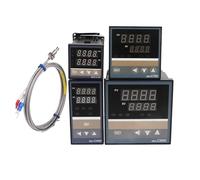 AIRUIXI PID RKC Digital intelligent Industrial temperature controller 240V RELAY REX-C100-C400-C700-C900 Thermostat SSR Relay output(REX-C100MAN)