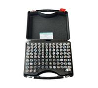 AIRUIXI Pin Gauge 0.1-10mm step 0.001mm Plug Gauge Hole Gauge set pin Measuring Tool(0.1-1mm 0.01mm 91pcs)