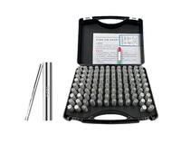 AIRUIXI Range 0.10-10.0mm,100pcs,Step 0.1mm,Precision Steel Pin Gauge Set,Plug Gage
