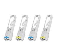AIRUIXI SFP Module 1Pair 1.25G SFP Fiber Module SC Single Mode Fiber Module 5KM DDM 1310/1550nm Gigabit(2 Pair)