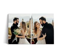 AIRUIXIO Personalised Canvas Collage Picture, As Mother'S Day Gift, Birthday Gift,Canvas Photos Wall Art (personalised canvas photos A, 25.4x20.3cm, Framed)