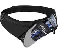 AiRunTech Running Belt with Water Bottle Holder No Bounce Hydration Belts for Runners (Without Bottle Hydration Belt (Black) L)