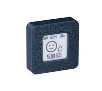 AIRVALENT TravelLite Wireless Indoor Air Quality Monitor - CO2, Relative Humidity, Temperature Sensor with Display and App - Durable, Pocket-Sized Monitor You Can Take Anywhere (Titanium)