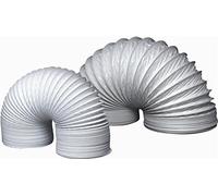 Airvent 100mm 4" Flexible Ducting - 3 metre long - White