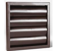 Airvent 100mm Brown Gravity Air Grille For Optimal Ventilation