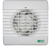 Airvent 406958 Quiet Axial Extractor Fan - Timer Model 100mm / 4 Inch, White