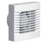 Airvent 459294A 4" 100mm White Bathroom Fan with Humidistat - Made at Vent Axia