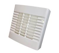 Airvent 459309A 100MM 4" Bathroom Extractor Fan With Timer And Automatic Shutters, White