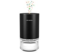 Airversa Waterless Essential Oil Diffuser Aromatherapy Diffusers for Home Large Room, Bedroom, Car, Office, Desk, Battery Operated, Small Diffuser for Pure Scent, 100mL Capacity, AN9 (Black)