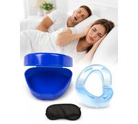 AirVex Pro Anti Snoring Mouthpiece for Adults, Soft Adjustable Snore Guard for Night Sleep, Reusable Oral Mouthpiece with Airflow Support for Men and Women (1 pcs)
