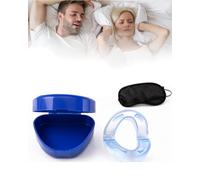 Airvex Pro Mouthpiece, The Overnight Fix Thatstops Snoring While Yousleep，1 | Soft Adjustable Single natural-look mouth guard, tooth-hugging fit, easy to wear, lightweight 20 g, compact for overnight