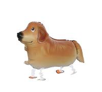 Airwalker Balloon Golden Retriever - Running Dog Balloon Animal Helium Walking Foil Balloon Decoration for Children Birthday Party Wedding Children Gift JGA Decoration Animal Balloons Running
