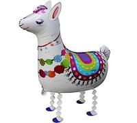 Airwalker / Walking Animal Balloon Helium Foil Balloon Pets Balloon for Children Birthday Party Helium Balloon XXL Wedding Children Gift Party JGA Decoration Animal Balloons Running (Llama, Alpaca)