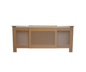 Airwave Radiator Cover Diamond Style Unpainted MDF Radiator Heating Cover (Adjustable)