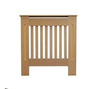 Airwave Radiator Cover Vertical Line Style Unpainted MDF Radiator Heating Cover (Small)