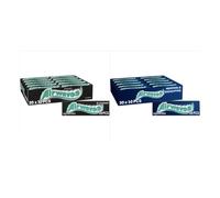 Airwaves Chewing Gum - 2 Cases with 30 Packs of 10 Pieces (600 Total) - Black Mint and Menthol & Eucalyptus