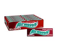 Airwaves Chewing Gum, Sugar Free, Cherry Menthol, 30 Packs of 10 Pieces Gift Hamper For Birthday,Christmas Sold By Kidzbuzz