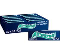 Airwaves Menthol & Eucalyptus Sugar Free Gum - Box of 30
