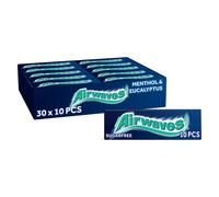 Airwaves SugarFree Menthol Chewing Gum Bulk 30 Packs of 10 300 Pieces