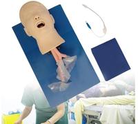 Airway Management Trainer for Intubation - Oral Nasal Manikin Training Model with Tube for Medical Education