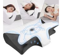 Airway Pro Sleep Apnea Pillow - Airway Pro Sleep Apnea Relief Cervical Pillow, Memory Orthopedics Pillow for Side, Stomach, And Back Sleepers - The Best Sleep of Your Life Starts Here (Black)