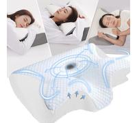 Airway Pro Sleep Apnea Pillow - Airway Pro Sleep Apnea Relief Cervical Pillow, Memory Orthopedics Pillow for Side, Stomach, And Back Sleepers - The Best Sleep of Your Life Starts Here (White)
