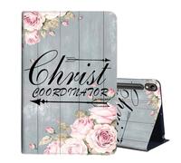 AIRWEE for Samsung Galaxy Tab S9 FE Case 10.9 inch, PU Leather Biblical Flower Cover Multi Angle Stand Auto Sleep/Wake for Samsung Galaxy S9 FE Tablet Case with Pen Holder fit Galaxy Tab S9 11"