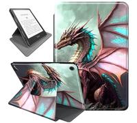 AIRWEE Rotating Case for iPad 10.2 Case for iPad 9th Generation 2021, for iPad 8th Gen 2020/iPad 7th Gen 2019, 360 Degree Rotating Leather Smart Auto Wake Sleep Case for iPad 9th Dragon Cool Case