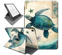 AIRWEE Rotating Case for iPad 10.2 Case for iPad 9th Generation 2021, for iPad 8th Gen 2020/iPad 7th Gen 2019, 360 Degree Rotating Leather Smart Auto Wake Sleep Case for iPad 9th Map Turtle Case