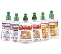 Airwick - Active Fresh Refill Bundle - Cosy Cottage Frosted Jasmine & Mistletoe X2 - Mulled Wine X2- Pumpkin & Winter Spice X2-228ml - 6 Pack
