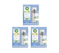 Airwick Air Wick Freshmatic Autospray & Refill Crisp Linen And White Lilac 250Ml - Pack Of 3