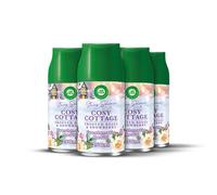 Air Wick Cosy Cottage Frosted Roses & Snowberry|Freshmatic Max Refill |4 x 250ml |Pack of 4 | Infused with Natural Essential Oils
