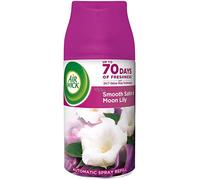 Airwick Freshmatic Max Automatic Spray Refill 250ml-Smooth Satin & Moon Lily x 6