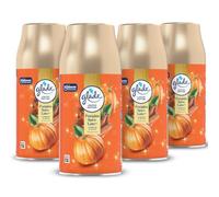 Airwick Glade Automatic Air Freshener Refill Spray Pumpkin Spice Latte 4 X 269Ml Tins