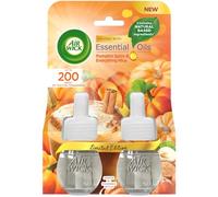 Air Wick Pumpkin Spice & Everything Nice | Electrical Plug-in Twin Refill |2 x 19ml |Pack of 1 | Infused with Natural Essential Oils