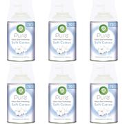 AirWick Pure Soft Cotton Freshmatic Refill Air Freshener, 250 ml (Pack of 6)