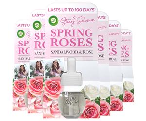 Airwick |Spring Roses |Plug in Air Freshener Refill |19ml| Pack of 6
